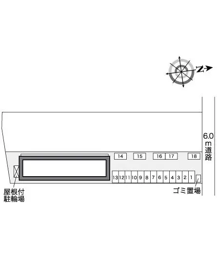 ★手数料０円★鈴鹿市竹野１丁目　月極駐車場（LP）